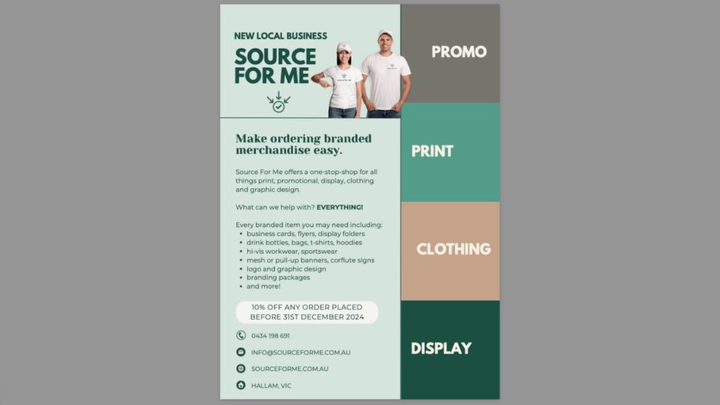 Source For Me New Local Business Flyer