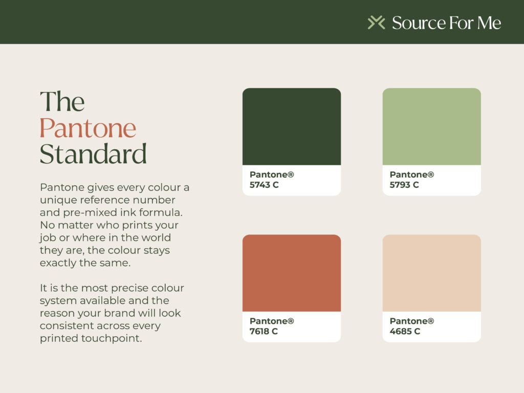 Source For Me - The Pantone Standard